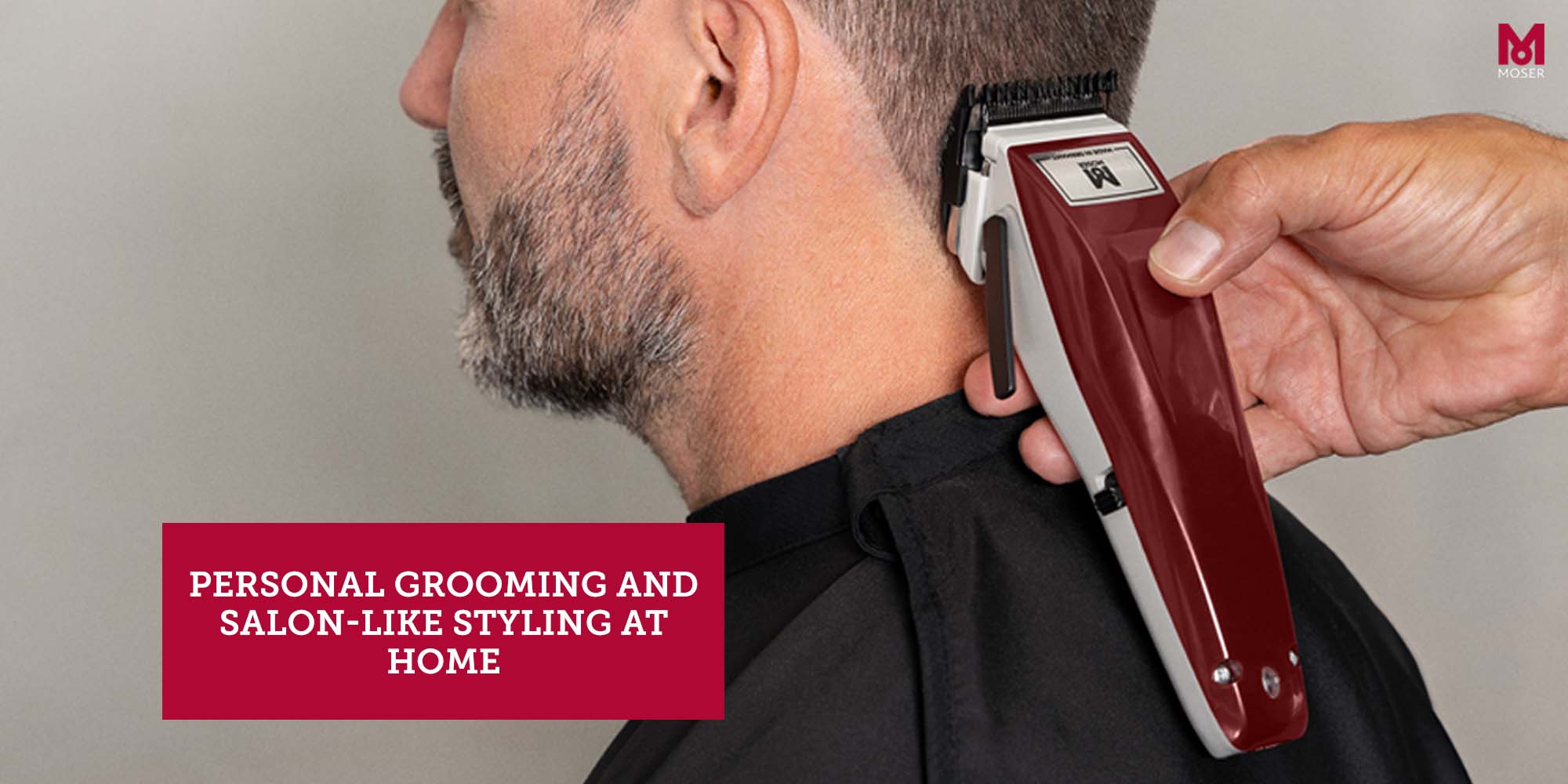1400 Cordless Professional Hair Clipper For Men (Made In Germany) | High-Grade Stainless Steel Blade Set | Multiclick Adjustment | 3-Hour Battery Life And Fast Charging (1430-0150) Burgundy