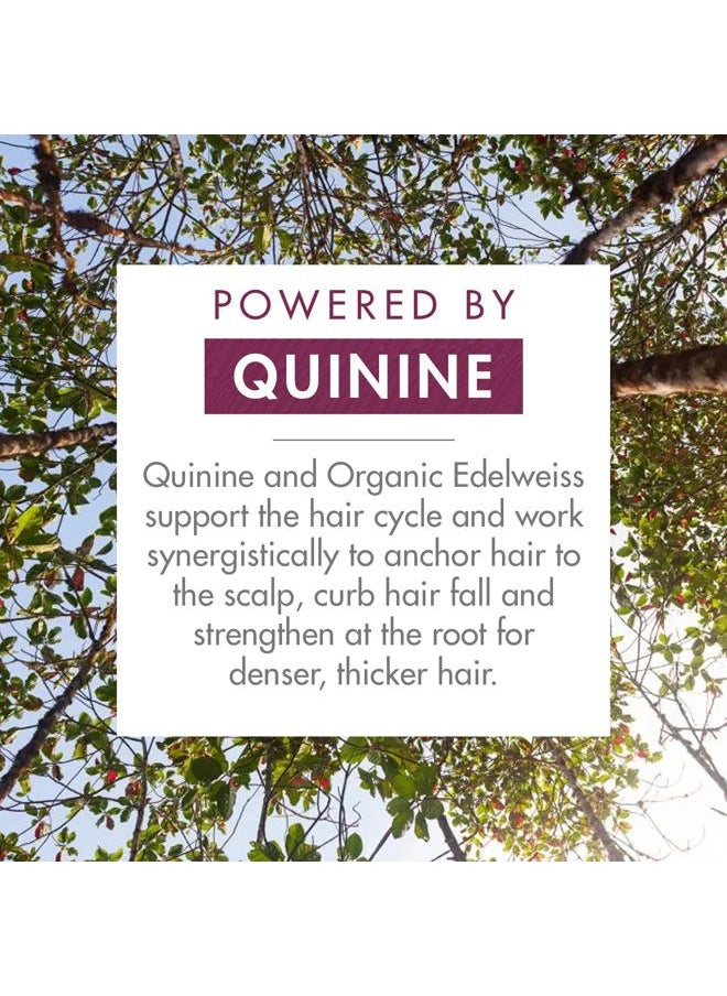 Strengthening Conditioner with Quinine and Edelweiss for Thinning Hair, Supports Thicker, Stronger, Healthier Hair, For Men and Women, Paraben, Silicone and Sulfate Free