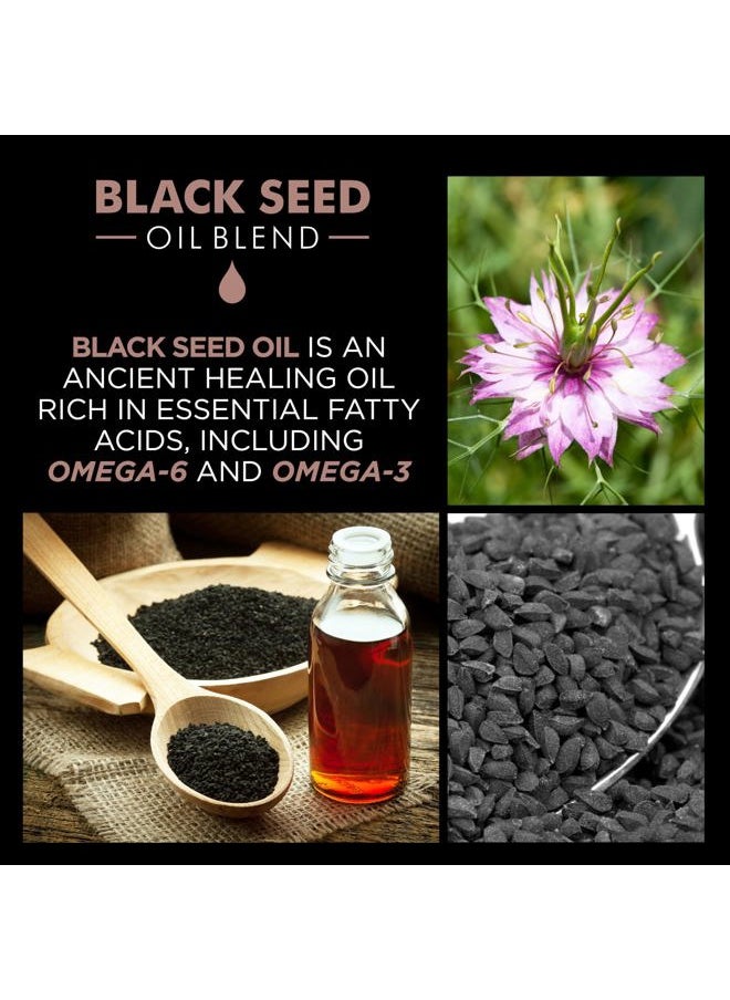 Luxury Black Seed Oil Blow Dry Cream, Moisturizing Styling Cream For Sleek & Smooth Hair, Light-Hold, Sulfate, Paraben & Gluten-Free, 6 Oz
