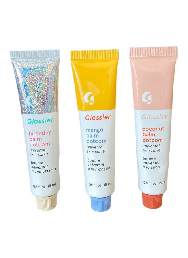 Balm Dotcom Trio Mango, Birthday, Coconut Size: 0.5 fl oz / 15 ml