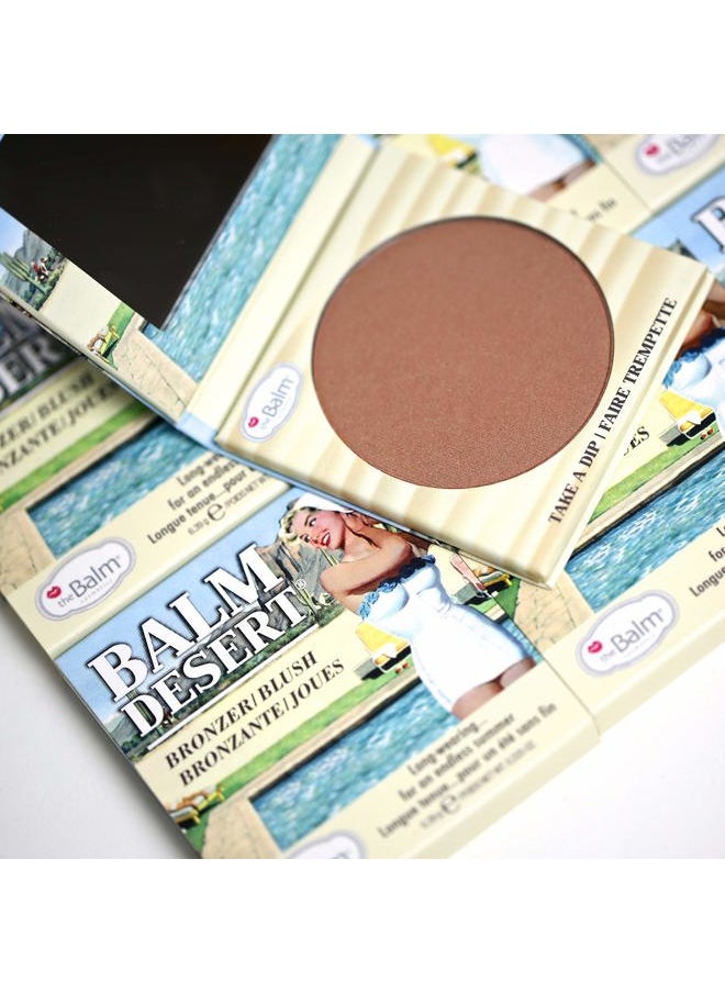 Desert Long-Lasting Bronzer/Blush, Natural Glow, Fade-Resistant