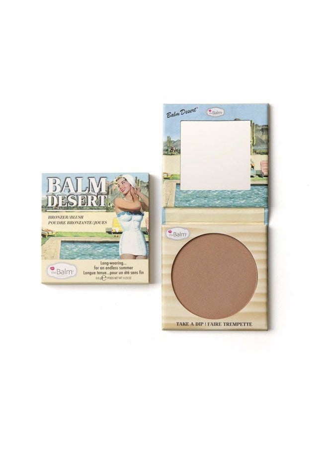 Desert Long-Lasting Bronzer/Blush, Natural Glow, Fade-Resistant