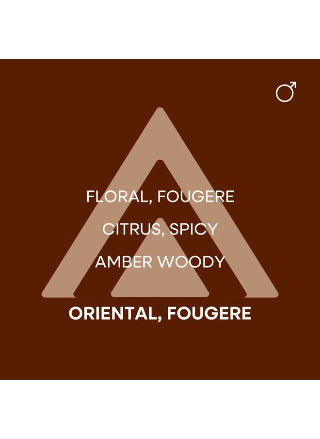 Colour Me Gold Homme by Milton-Lloyd - Perfume for Men - Spicy Aromatic Fragrance - Opens with Spices, Leather, Patchouli, and Amber - Enduring Scent Exudes Persistence - 3 oz EDP Spray