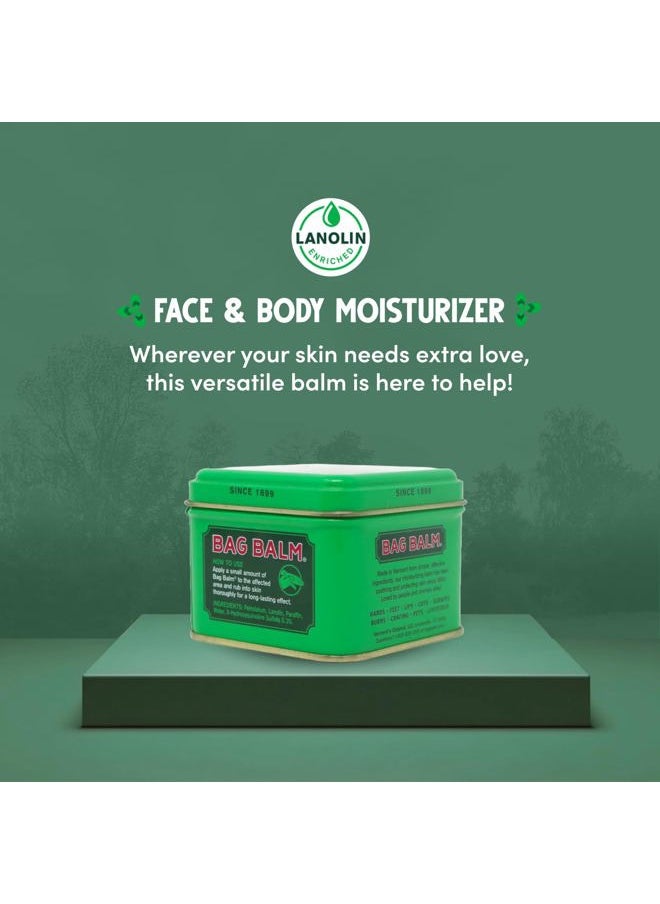 Vermont's Original Skin Moisturizer - Full Body Hydrating Skin Care: Dry Hands, Lips, Face, Feet & More - Unscented, Cruelty & Paraben Free - Day & Night, Men & Women (4oz Tin, Made in USA)
