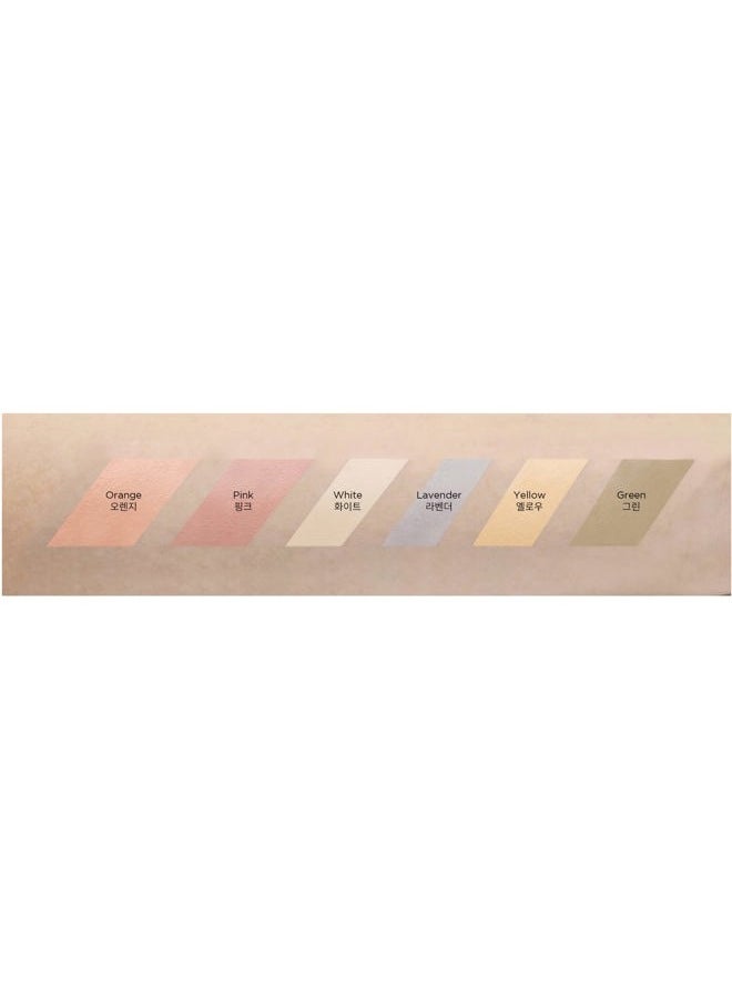 [JUNGSAEMMOOL OFFICIAL] Artist Concealer Palette (Blend) | Makeup Artist Brand | Color Corrector | Blemish Redness Dark Circles Cover Up | Brush Included