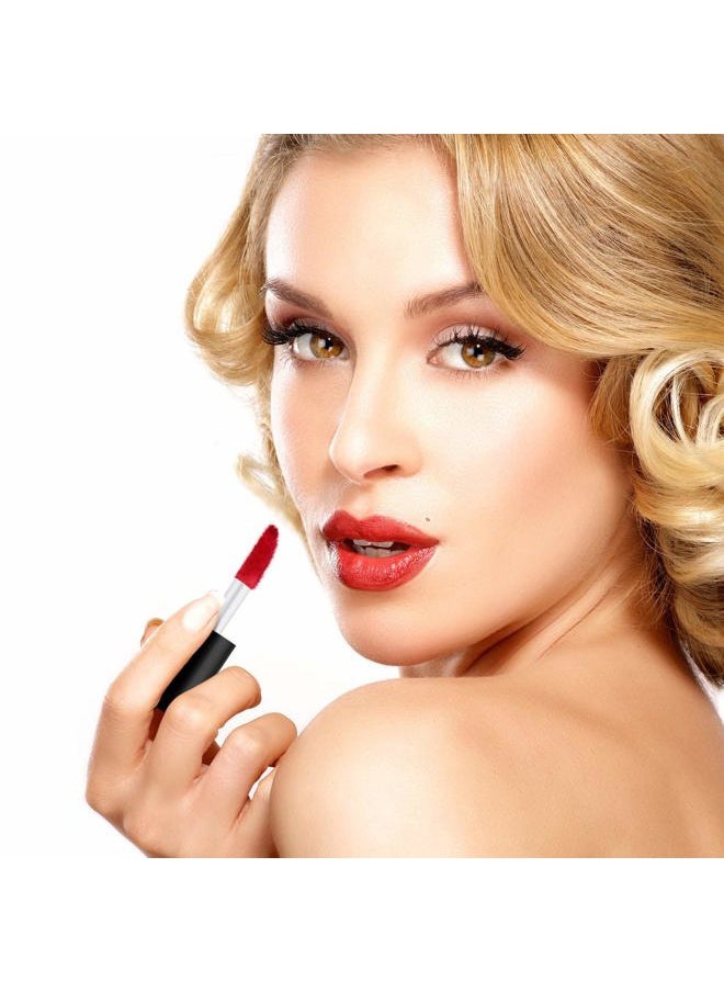 100 Pieces 1.2 ml Clear Mini Lip Gloss Tube Refillable Empty Lip Balm Gloss Containers Bottles Transparent Mini Lipstick Containers for Women DIY Makeup(Black)