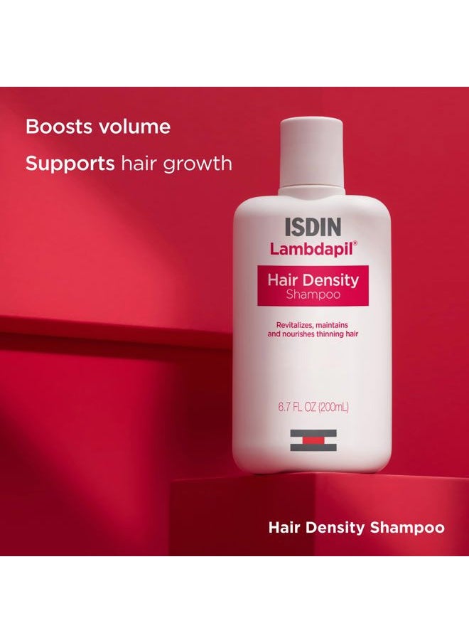 Lambdapil Hair Loss Shampoo, Revitalizes and Nourishes Thinning Hair for Fuller Thicker Hair, 6.7 Fl Oz