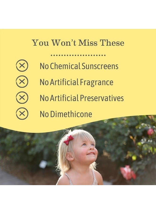Baby Face Mineral Sunscreen Stick SPF 40 | Reef Safe, Non-Nano Zinc, Natural Water Resistant Sun Cream for Babies, Kids & Adults 0.74-Ounce, 3-Pack