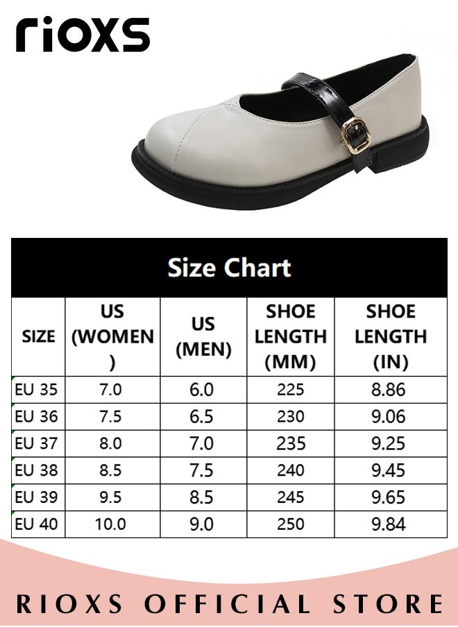Women's Fashion Casual Lightweight Mary Jane Loafers Classic Soft ELastic Sole Shoes Square Toe Comfortable Low Heel Flats