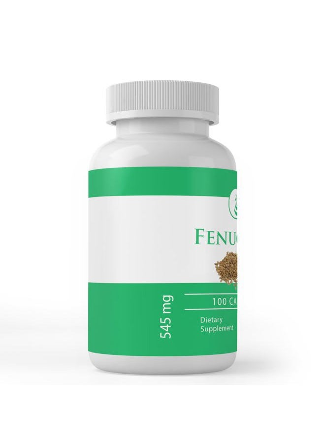 Fenugreek Seed, (100 Capsules) Always Pure, No Additives Or Fillers, Lab Verified