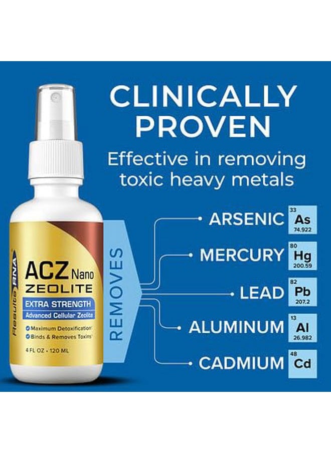 – ACZ Nano Zeolite Extra Strength – Advanced Cellular Zeolite Cleanses the Cells of Your Body. Superior Detoxification & Immune Support ( 4 oz - 60 day )