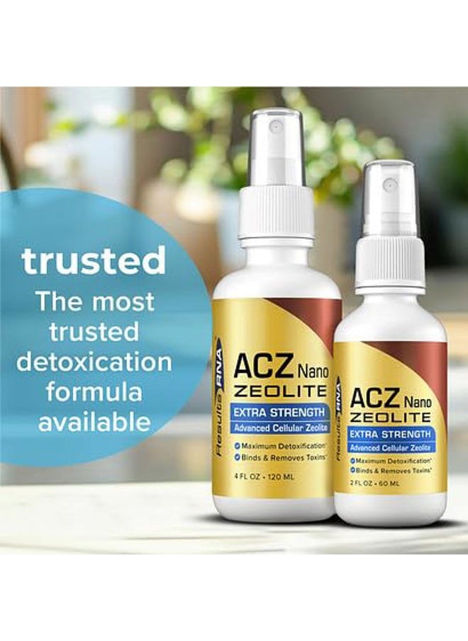 – ACZ Nano Zeolite Extra Strength – Advanced Cellular Zeolite Cleanses the Cells of Your Body. Superior Detoxification & Immune Support ( 4 oz - 60 day )