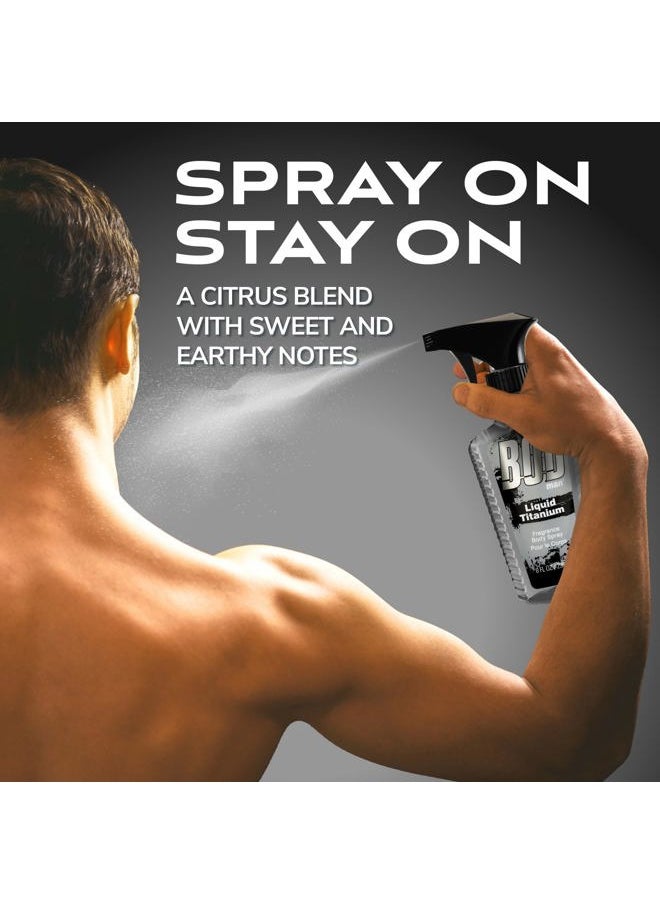 BOD Man Fragrance Body Spray, Liquid Titanium, 8 fl oz