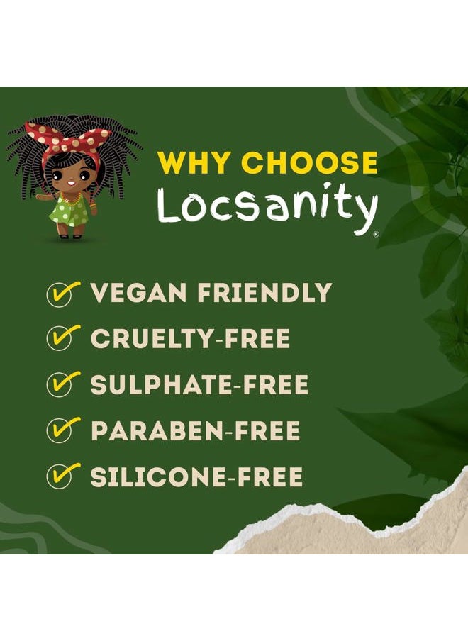 Daily Moisturizing Rose Water and Peppermint Hair Scalp Refresher for Locs and Dreadlocks - Natural Loc Care and Maintenance (8oz)