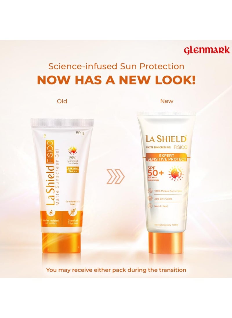 Fisico SPF 50 Mineral Based Sunscreen Gel 50 Grams