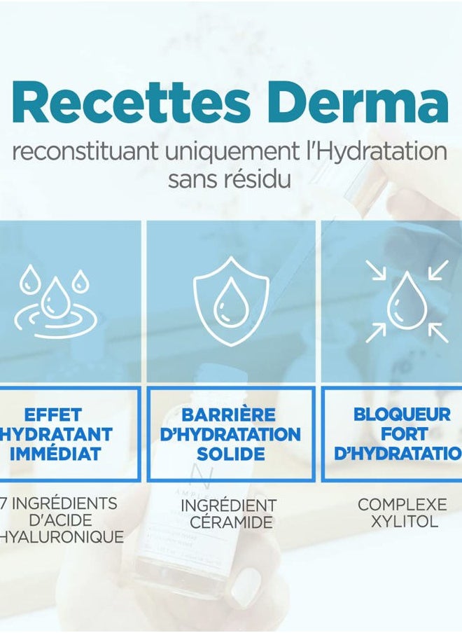 AMPLE:N Hyaluron Shot Light Serum - Hyaluronic Acid Moisturizing Serum - Hydrate Oily and Combination Skin and Restore Vitality – Plumping, Refreshing, Anti Aging Serum, 1.01 fl.oz.