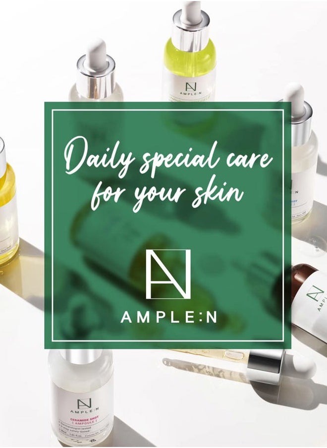 AMPLE:N Hyaluron Shot Light Serum - Hyaluronic Acid Moisturizing Serum - Hydrate Oily and Combination Skin and Restore Vitality – Plumping, Refreshing, Anti Aging Serum, 1.01 fl.oz.