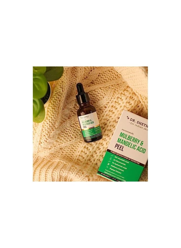 Dr. Sheth's Mulberry & 10% Mandelic Acid (AHA) Peel  30ml
