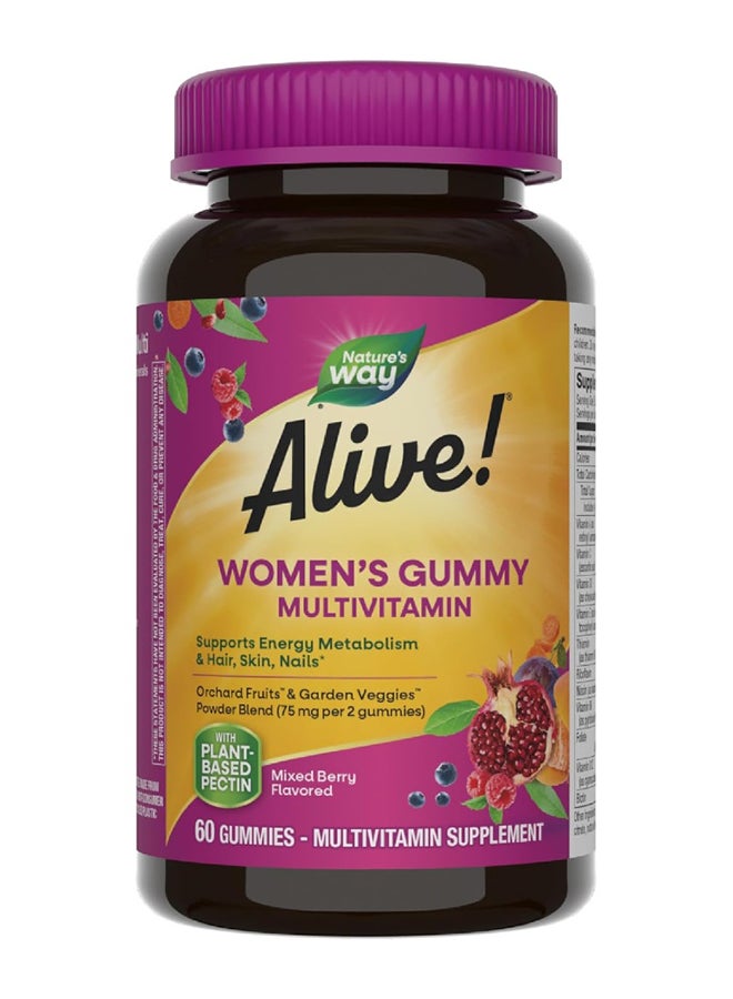 Alive Women's Gummy Multivitamin 60 Gummies Packaging May Vary