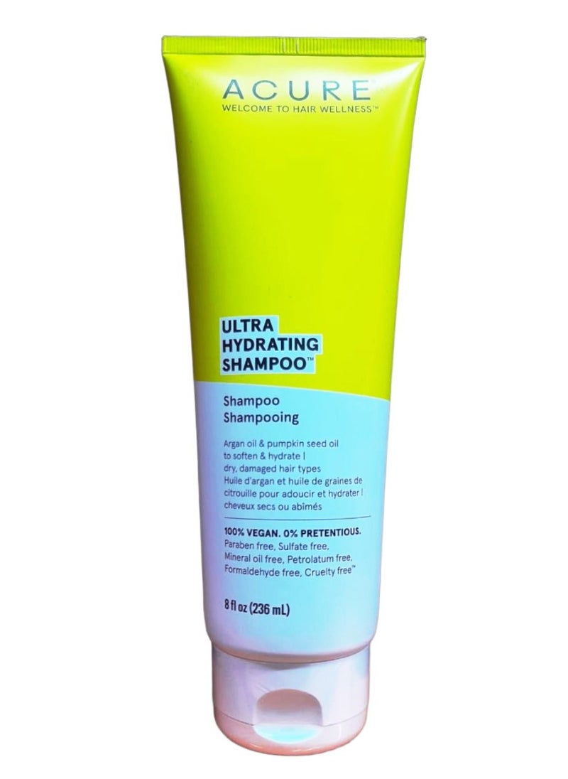 Ultra Hydrating Shampoo, Argan Oil & Pumpkin Seed Oil, 8 fl oz