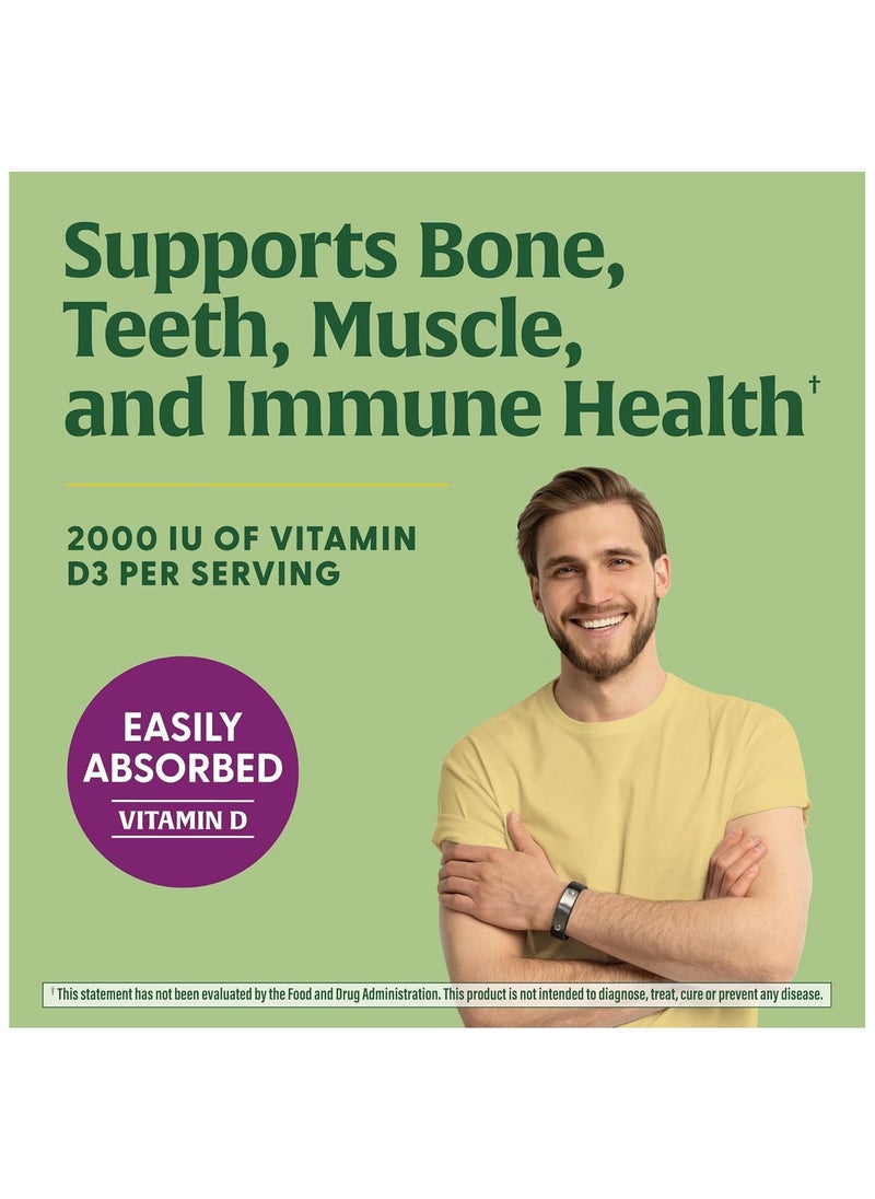 MegaFood Vitamin D3 2000 IU (50 mcg)-D3 Gummies- Bone, Muscle & Immune Support Supplement -Dietary Supplement  70 Gummies 35 Servings - Mixed Fruit