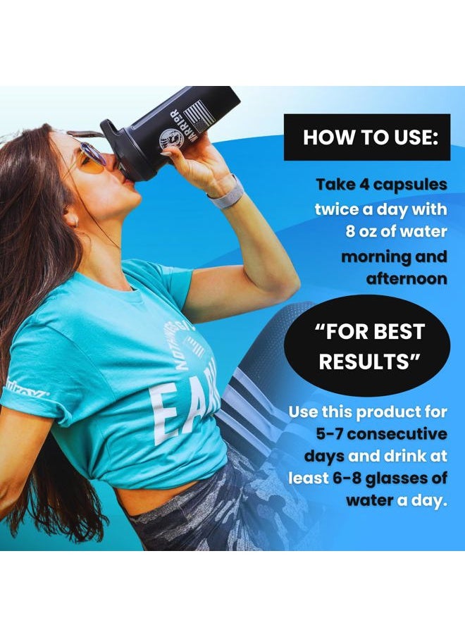 Lipo 6 Black Diuretic Water Pills (80 Caps) - Diuretics Reduce Bloat, Water Weight & Enhances Muscle Definition - Water Pill Bloating Relief - Diuretics for Water Retention Pills