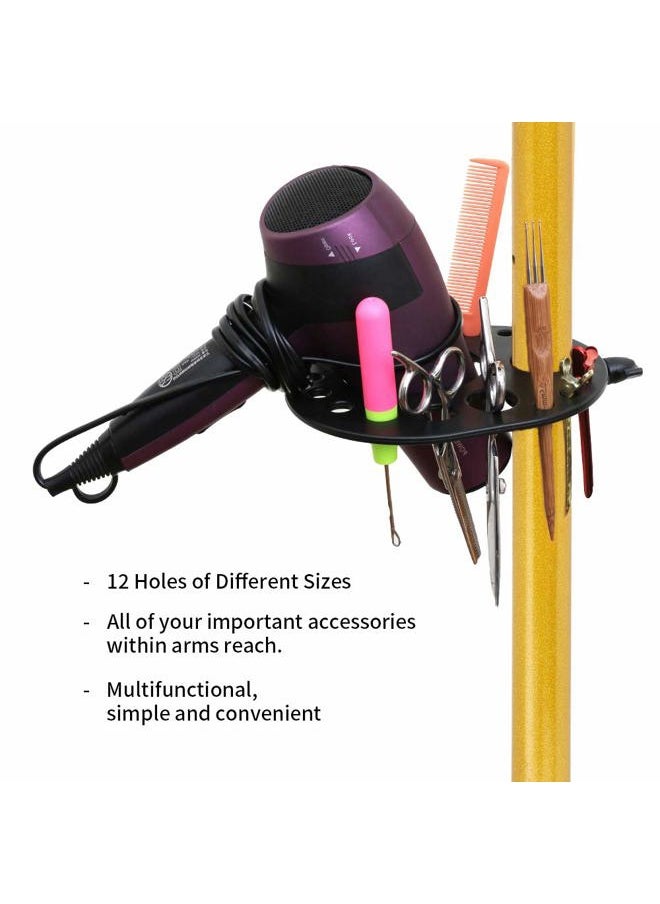 55 Inch Wig Stand - Adjustable Mannequin Head Stand Tripod with Stainless Steel Base and Tool Tray