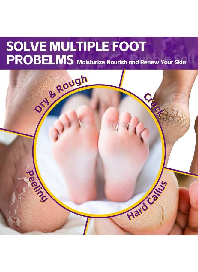 Pedicure Foot Soak, Foot Spa Soak, Pedicure Kit, Bubble Foot Bath For Tired & Dry Cracked Feet, Athletes Feet, Odor Foot and Softens Calluses, Foot Soak 16 Packs A Box, Lavender
