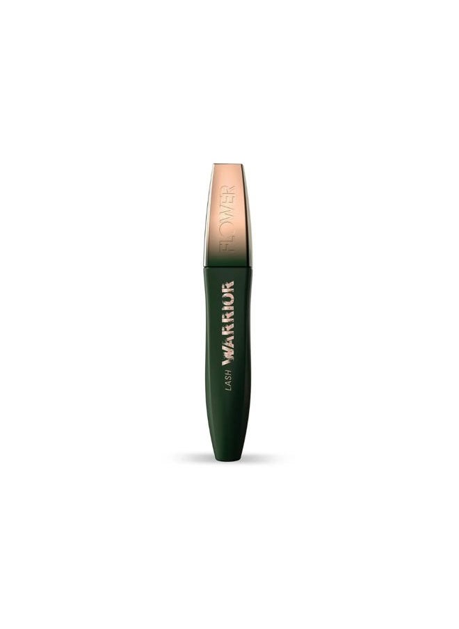 Flower Beauty Lash Warrior Mascara - Volumizing Lashes, Length & Definition, No Clumping (Fierce Black)