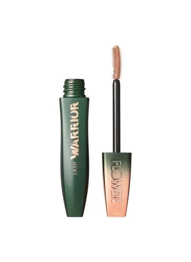 Flower Beauty Lash Warrior Mascara - Volumizing Lashes, Length & Definition, No Clumping (Fierce Black)