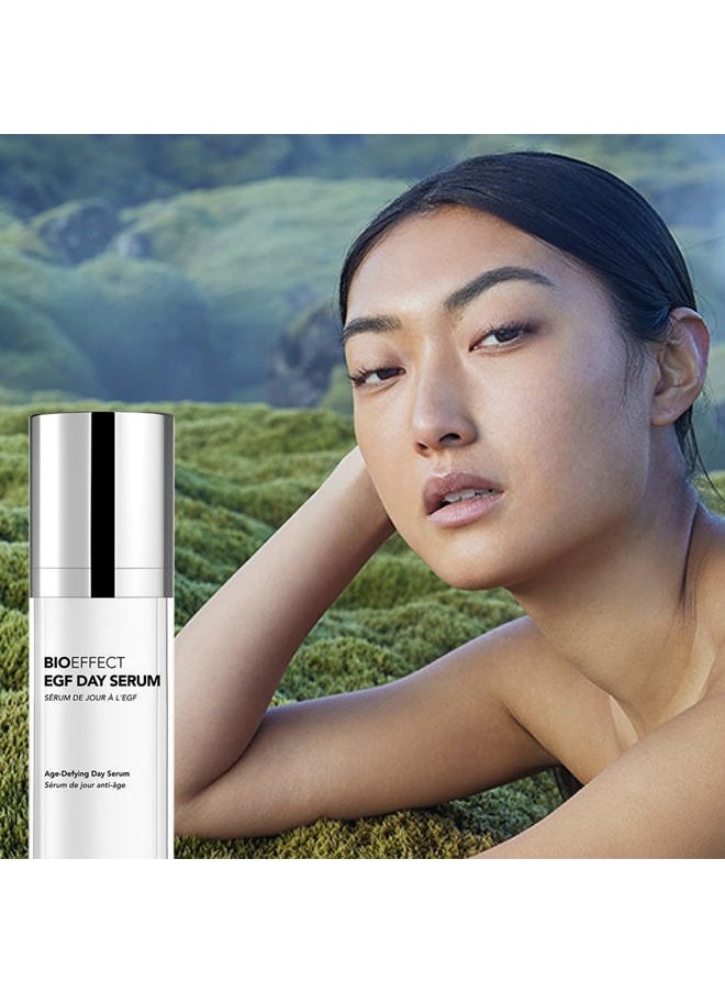 BIOEFFECT EGF Day Serum with Hyaluronic Acid and Natural Barley Growth Factor, Oil-Free Wrinkle Serum for Face, Boosts Hydration, Firming, Refines Pores, Smooths Skin Texture for All Skin Types