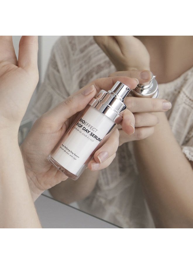 BIOEFFECT EGF Day Serum with Hyaluronic Acid and Natural Barley Growth Factor, Oil-Free Wrinkle Serum for Face, Boosts Hydration, Firming, Refines Pores, Smooths Skin Texture for All Skin Types