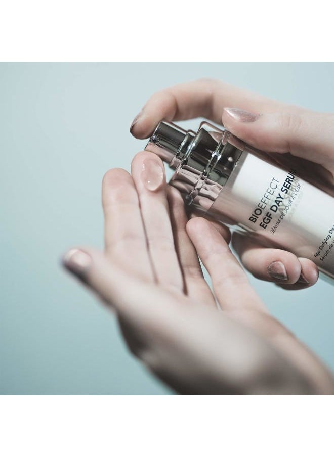 BIOEFFECT EGF Day Serum with Hyaluronic Acid and Natural Barley Growth Factor, Oil-Free Wrinkle Serum for Face, Boosts Hydration, Firming, Refines Pores, Smooths Skin Texture for All Skin Types