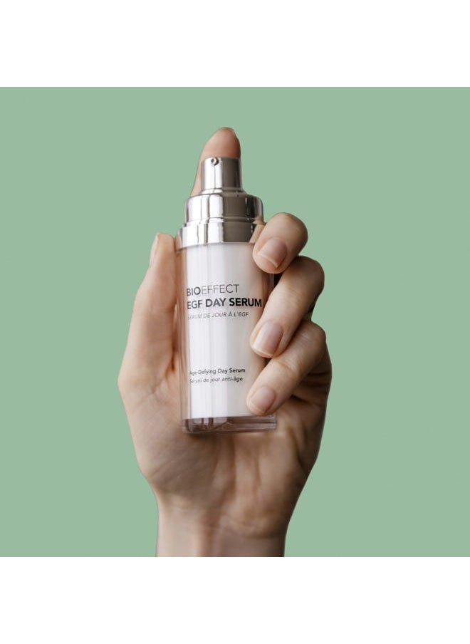 BIOEFFECT EGF Day Serum with Hyaluronic Acid and Natural Barley Growth Factor, Oil-Free Wrinkle Serum for Face, Boosts Hydration, Firming, Refines Pores, Smooths Skin Texture for All Skin Types
