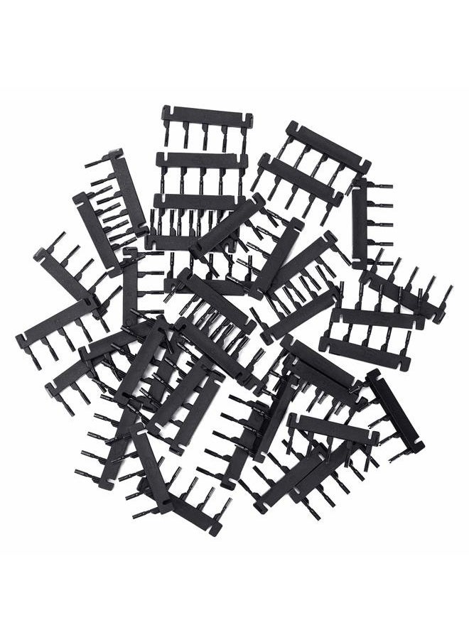 C-shaped Buckle for 2nd Generation 6D Hair Extensions Machine, Human Hair No-Trace Hair Extensions Kit Tool (40pcs) connect