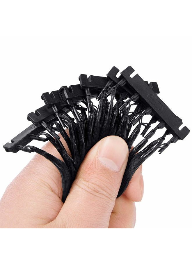 C-shaped Buckle for 2nd Generation 6D Hair Extensions Machine, Human Hair No-Trace Hair Extensions Kit Tool (40pcs) connect