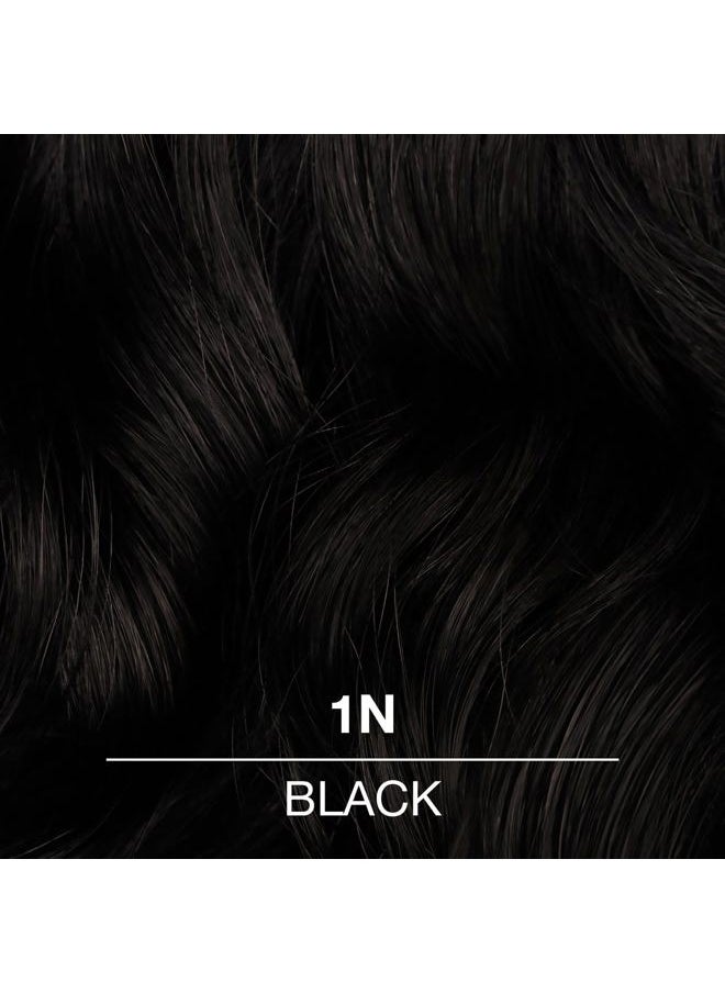 COLORCHARM Demi Permanent Hair Color, 1N Black, Gloss, Refresh & Tone, 2 Fl Oz