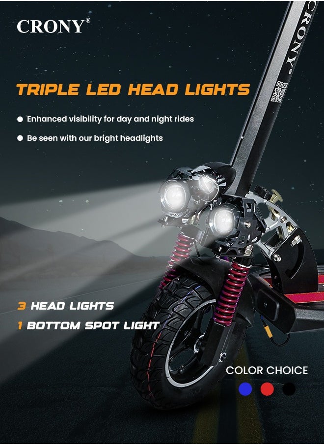 V10 Fast Speed E-Scooter 1200w Motor 48v/12ah,10