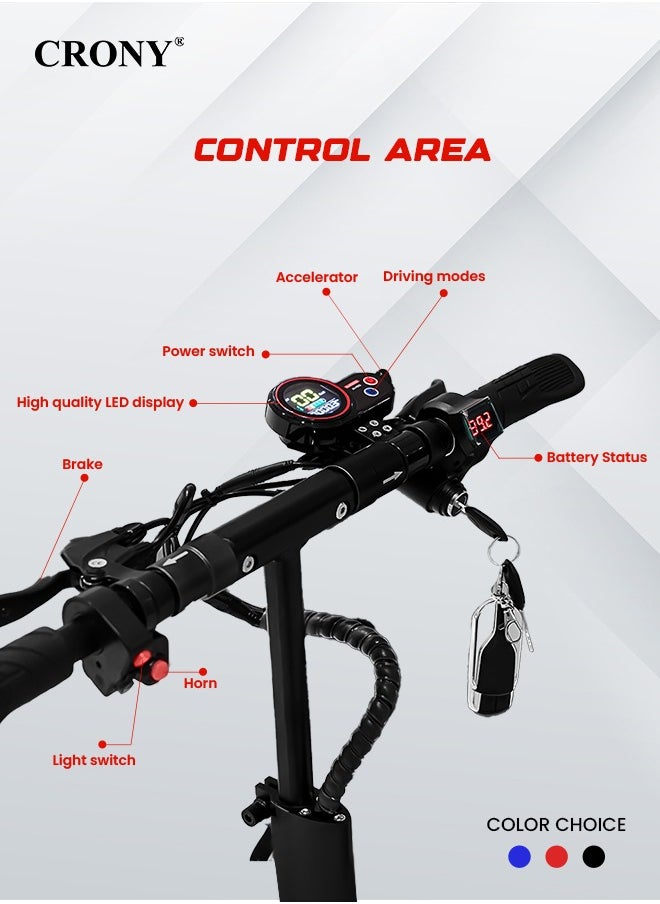 V10 Fast Speed E-Scooter 1200w Motor 48v/12ah,10