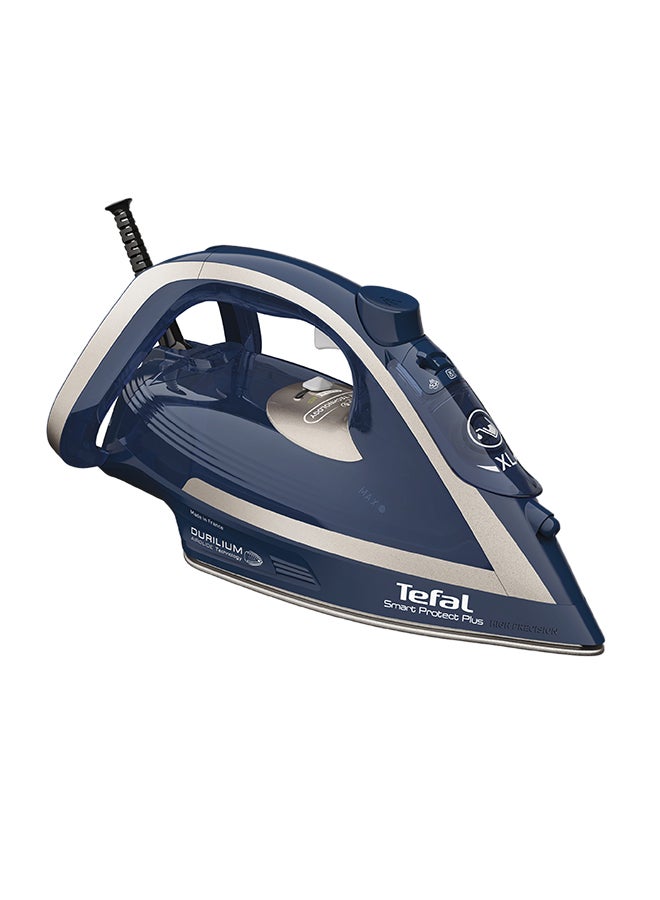 Steam Iron |Smart Protect+  Iron Steamer | Durilium Airglide Soleplate Technology | 270 ml 2800 W FV6872M0 Dress Blue / Silver Premium