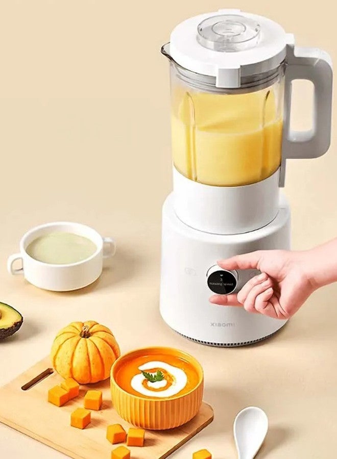 Versatile Smart Blender & Food Processor Hot & Cold Dual-Mode Blending, 9-Speed Precision Control, Ultra-Sharp 8-Leaf Stainless Steel Blade, OLED Touch Display, High-Power Motor, Smart App Connectivity for Effortless Cooking & Smoothies 800 - 950 W MPBJ001ACM-1A White