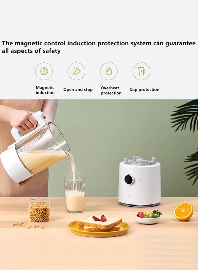 Versatile Smart Blender & Food Processor Hot & Cold Dual-Mode Blending, 9-Speed Precision Control, Ultra-Sharp 8-Leaf Stainless Steel Blade, OLED Touch Display, High-Power Motor, Smart App Connectivity for Effortless Cooking & Smoothies 800 - 950 W MPBJ001ACM-1A White