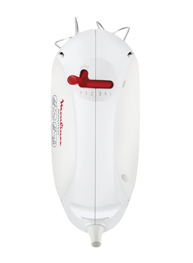 Hand Mixer | Easy Max Hand Mixer | 5 speeds |  Plastic/Stainless Steel | 200 W HM250127 | HM2501B1 White / Red