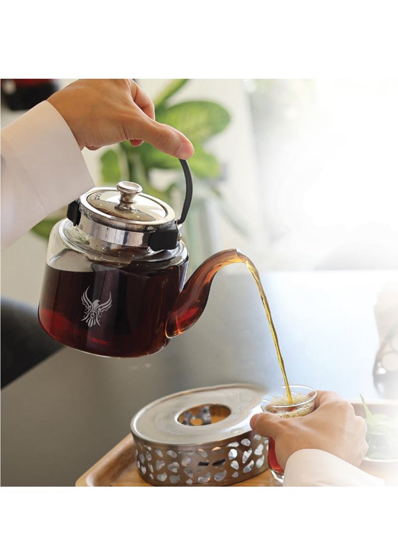 Alhor Glass Teapot 1500 ml