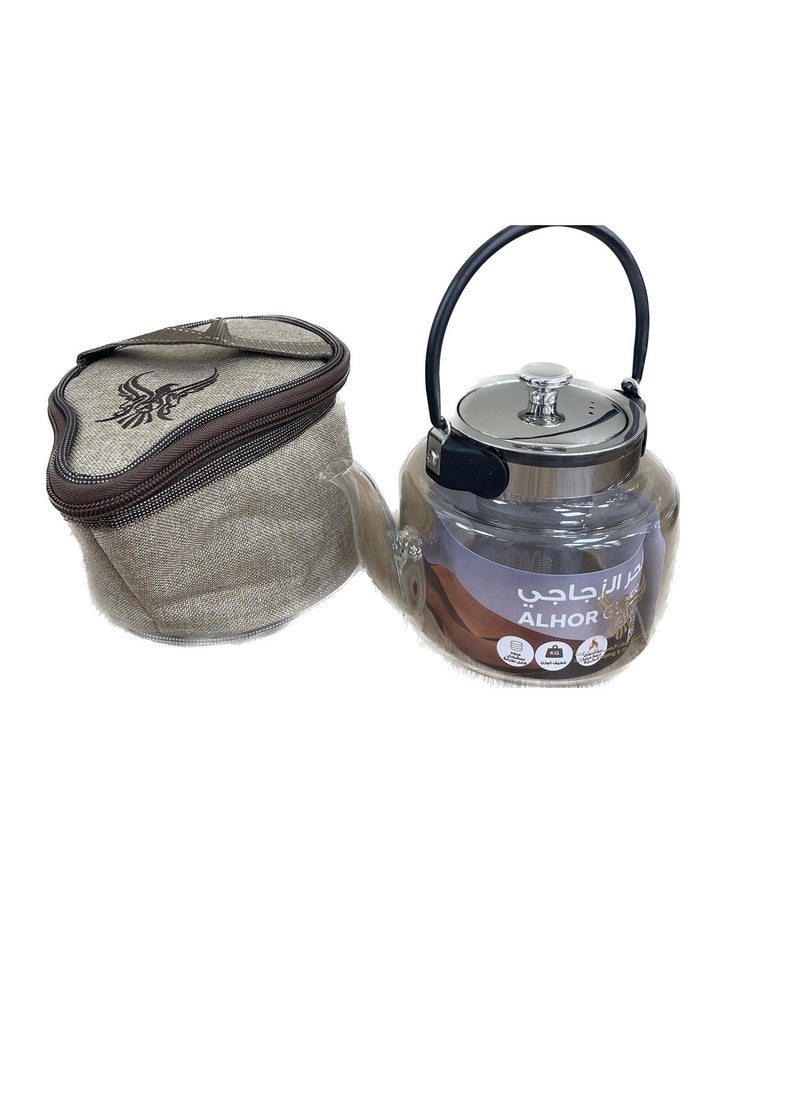 Alhor Glass Teapot 1200 ml
