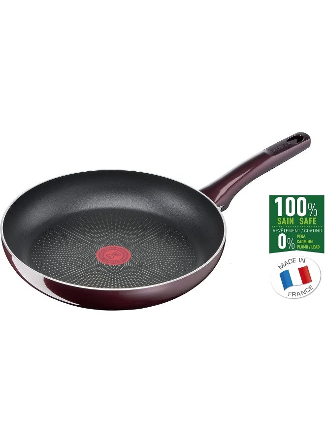 G6 Resist Intense 7 Pcs Cooking Set Aluminium stewpots 22/26 cm, frypan 28 cm, sautepan 24 cm Black/Clear 28cm Black/Clear 28cm