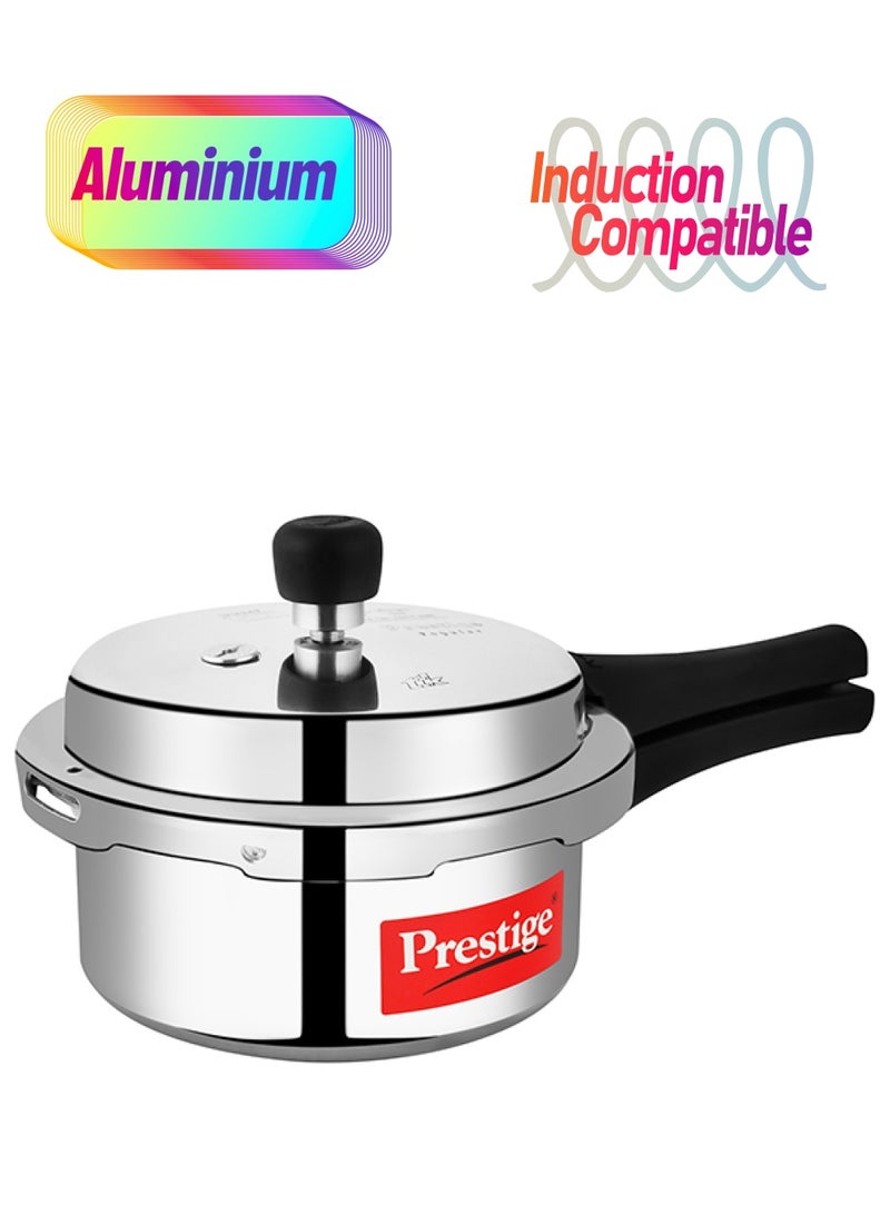 Svachh Aluminium Pressure Cooker Junior Deep pan With Locking Lid 2Liters