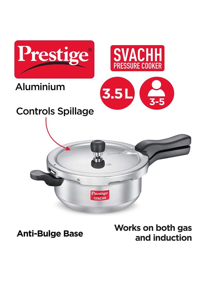 Svachh Aluminium Pressure Cooker Junior Deep pan With Locking Lid 2Liters