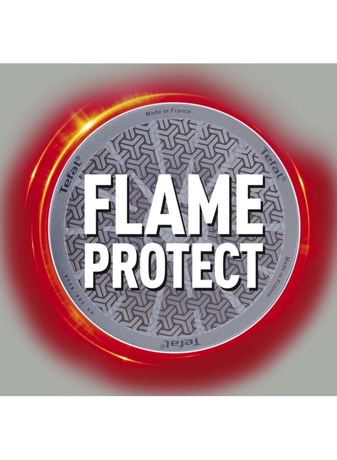 Wok Pan | Resist Intense 28 cm Non-Stick Wok Frying Pan with Thermo Spot | Flame Protect Resistant | Ideal Shape | Easy Cleaning | Safe | Bordeaux Burgundy| D5221983 Burgundy Wok Pancm