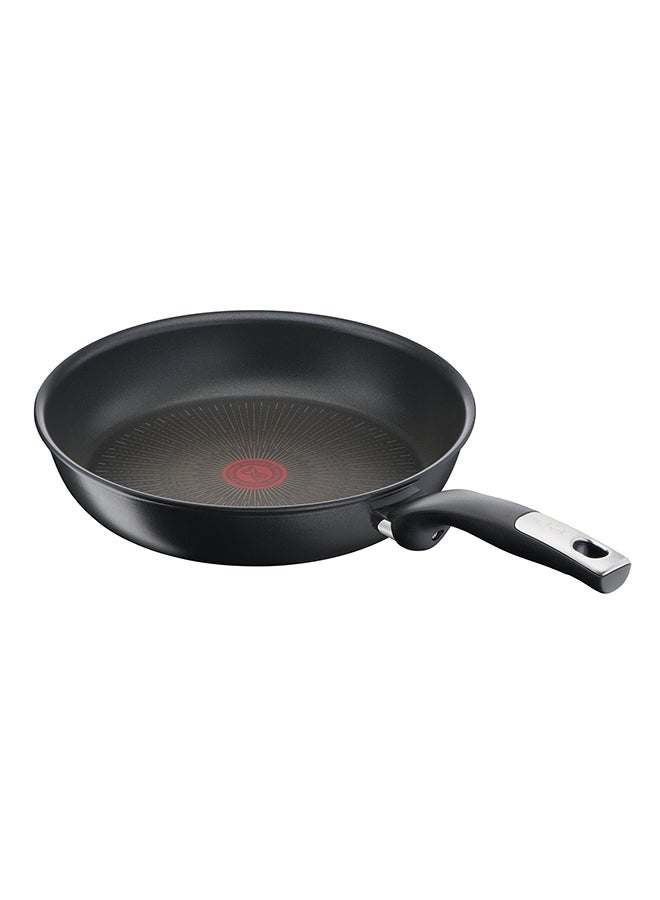 TEFAL Frying Pan | UNLIMITED Frypan 28 cm | Scratch resistance | 100% safe non stick coating | Thermo signal™ | Perfect searing | Made in France | Induction | 2 Years Warranty | G2550602 Black Extra Deepcm